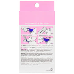 Kiss Glam Embellished False Nails Toe Nails - Twinkle Toes (Back)