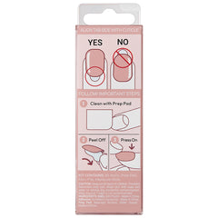 Kiss ImPRESS Bare But Better Press-On False Nails - Instinct (Back)