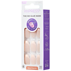 Kiss imPRESS Bare French Press-On False Nails - Genuine (Angled Packaging Shot 2)