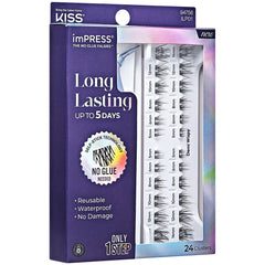 Kiss ImPRESS Falsies Long Lasting Self Adhesive Lashes - Demi Wispy (Angled Packaging Shot 1)