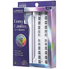 Kiss ImPRESS Falsies Long Lasting Self Adhesive Lashes - Demi Wispy (Angled Packaging Shot 2)