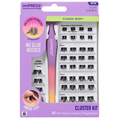 Kiss imPRESS Lashes Cluster Kit - Classic Wispy