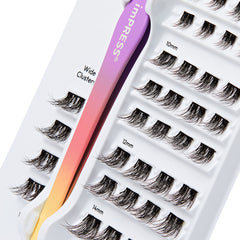 Kiss imPRESS Lashes Cluster Kit - Classic Wispy (Tray Shot 2)