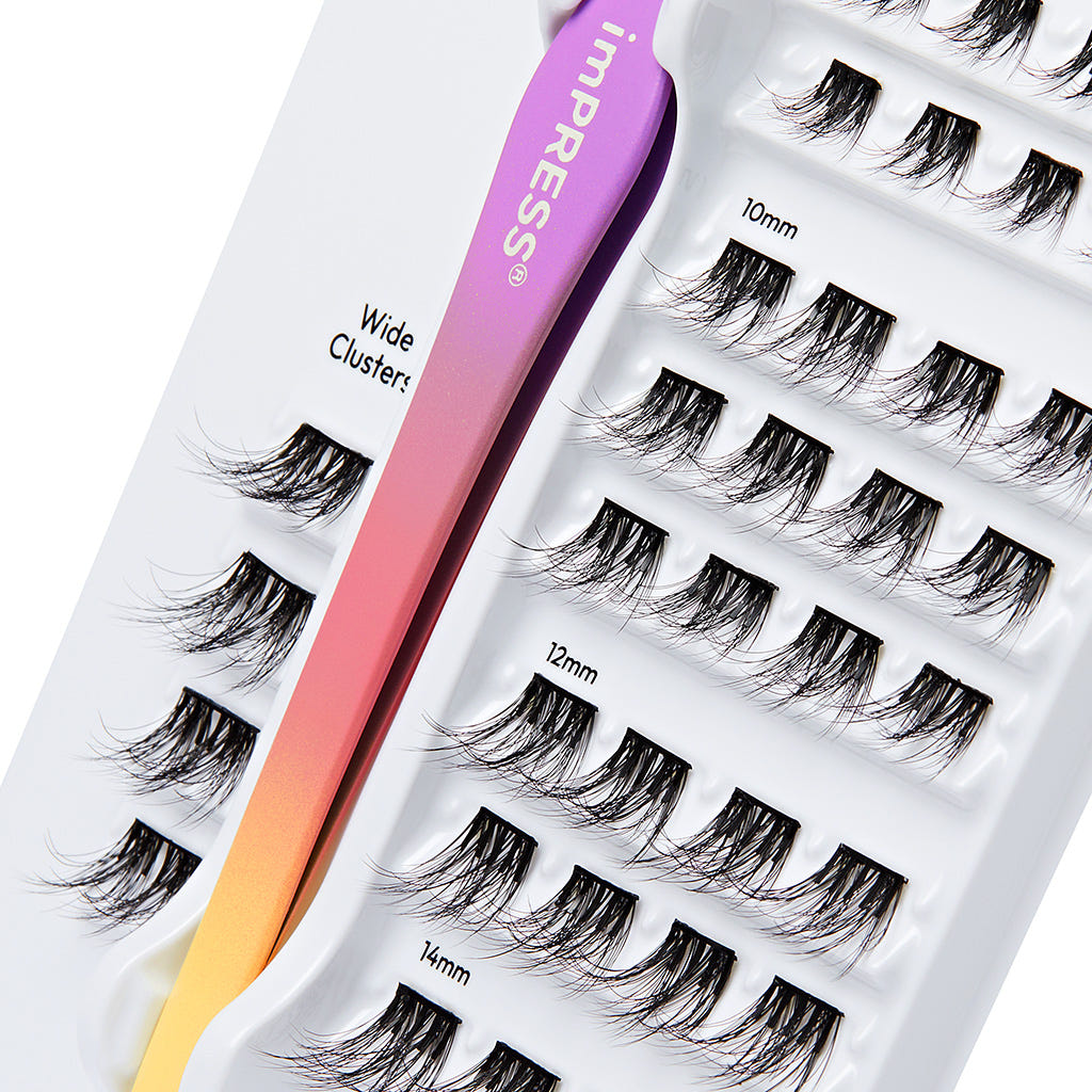 Kiss imPRESS Lashes Cluster Kit - Faux Mink Volume (Tray Shot 2)
