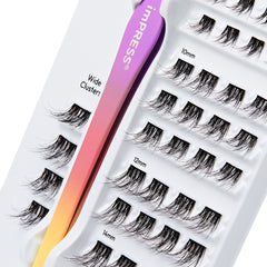 Kiss imPRESS Lashes Cluster Kit - Faux Mink Volume (Tray Shot 2)