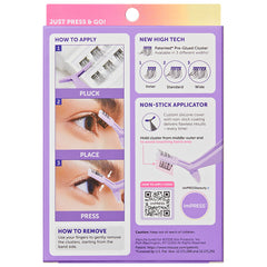 Kiss imPRESS Lashes Cluster Kit - Soft Natural (Back)