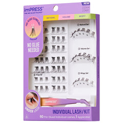 Kiss imPRESS Lashes Individual Lash Kit (Angled Shot 2)