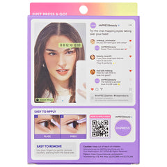 Kiss imPRESS Lashes Individual Lash Multipack - Classic Wispy (Back)