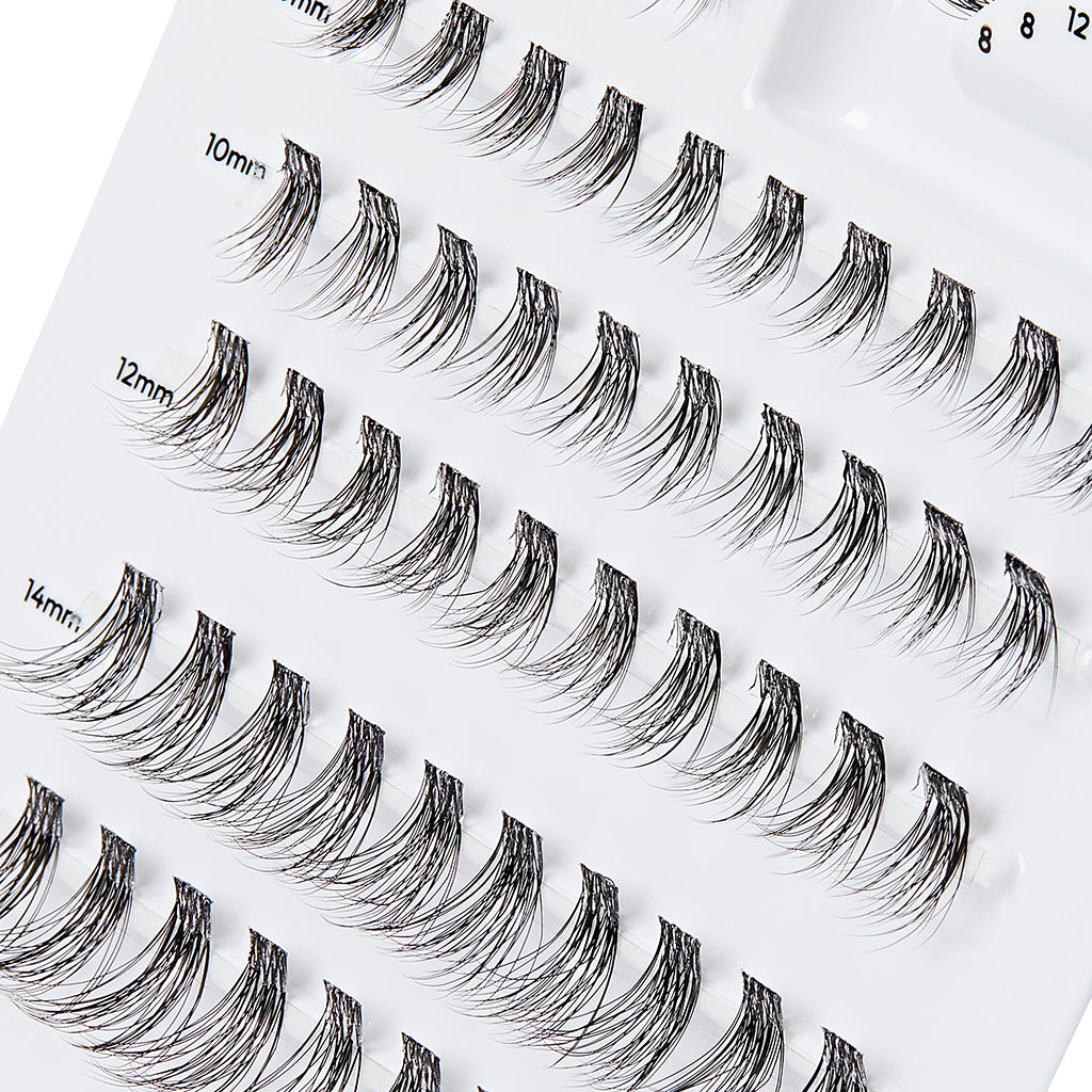 Kiss imPRESS Lashes Individual Lash Multipack - Classic Wispy (Tray Shot 2)