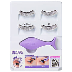 Kiss imPRESS Lashes Strip Lash Kit - Classic Natural (Tray Shot 1)