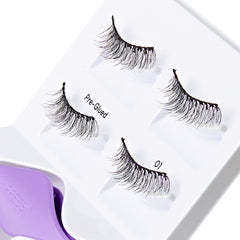 Kiss imPRESS Lashes Strip Lash Kit - Classic Natural (Tray Shot 2)