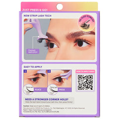 Kiss imPRESS Lashes Strip Lash Kit - Classic Natural (Back)