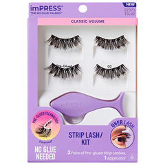 Kiss imPRESS Lashes Strip Lash Kit - Classic Volume