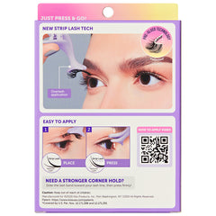 Kiss imPRESS Lashes Strip Lash Kit - Classic Wispy (Back)
