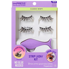 Kiss imPRESS Lashes Strip Lash Kit - Classic Wispy