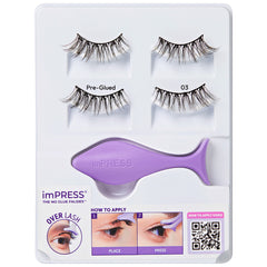 Kiss imPRESS Lashes Strip Lash Kit - Classic Wispy (Tray Shot 1)