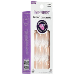 Kiss ImPRESS Press-On False Nails - Chills (Angled Shot 1)