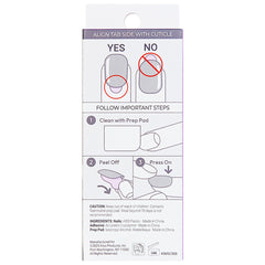 Kiss ImPRESS Press-On False Nails - Model (Back)