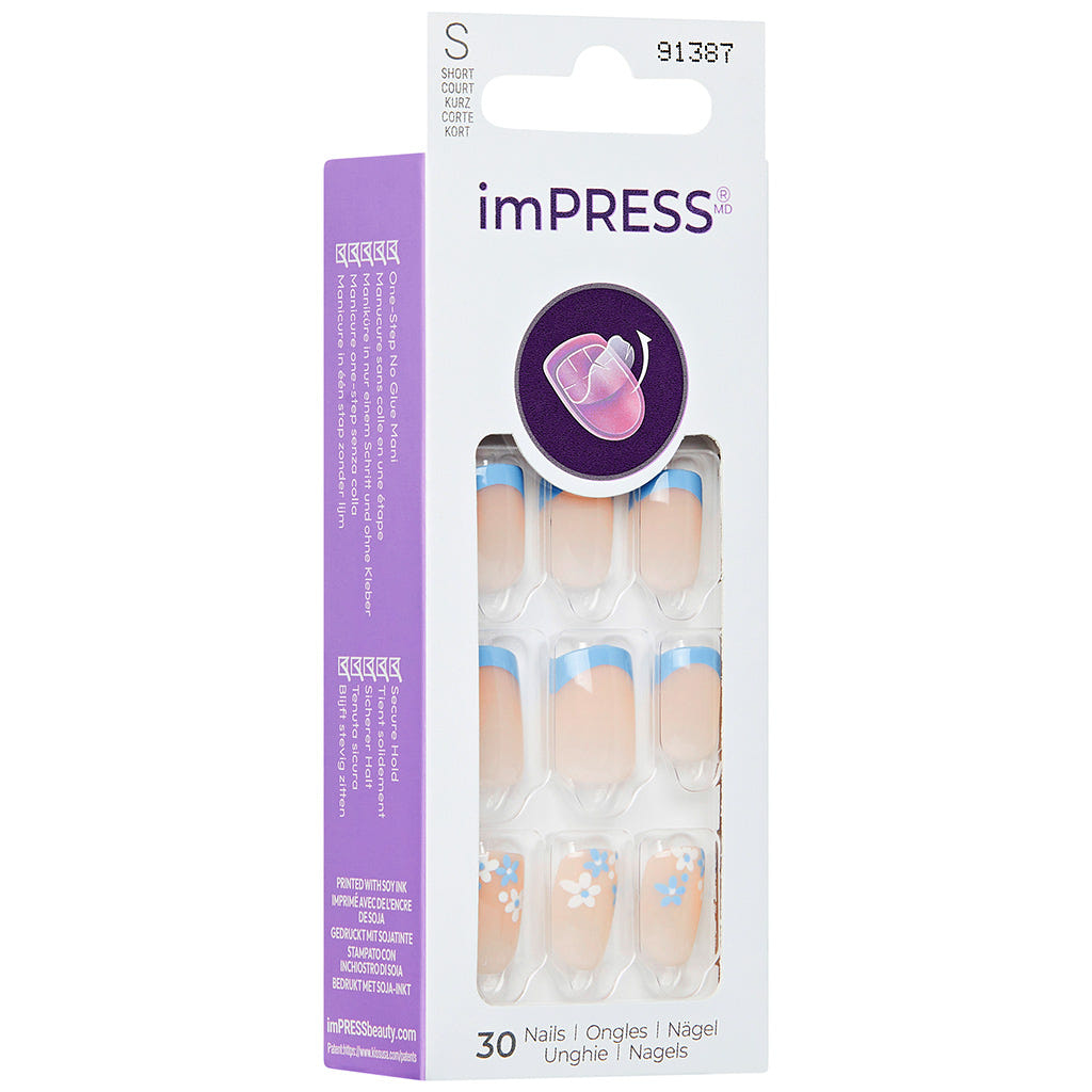 Kiss ImPRESS Press-On False Nails - Snooze (Angled Shot 1)