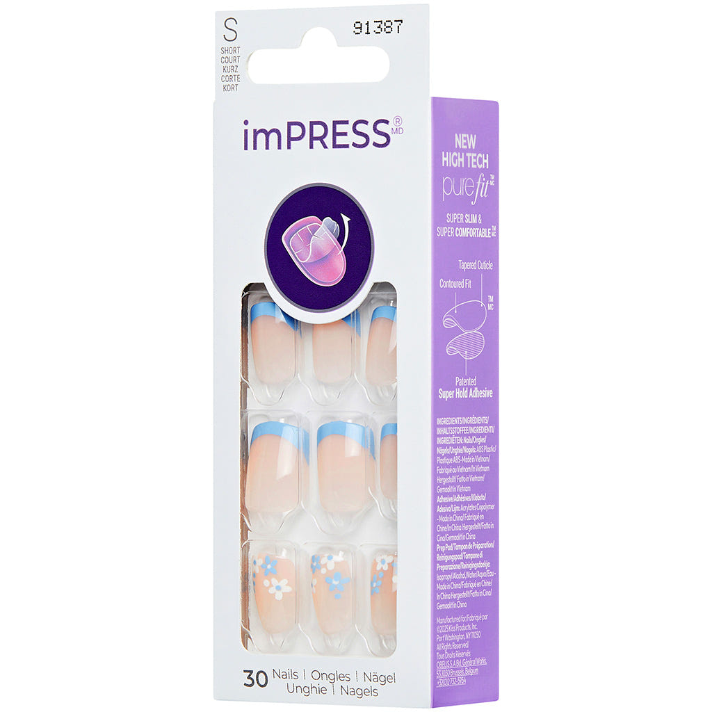 Kiss ImPRESS Press-On False Nails - Snooze (Angled Shot 2)