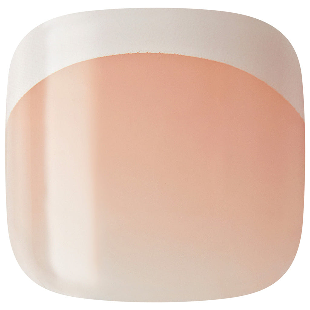 Kiss ImPRESS Press-On False Nails Toe Nails - Blanc Chic (Nail Scan 1)
