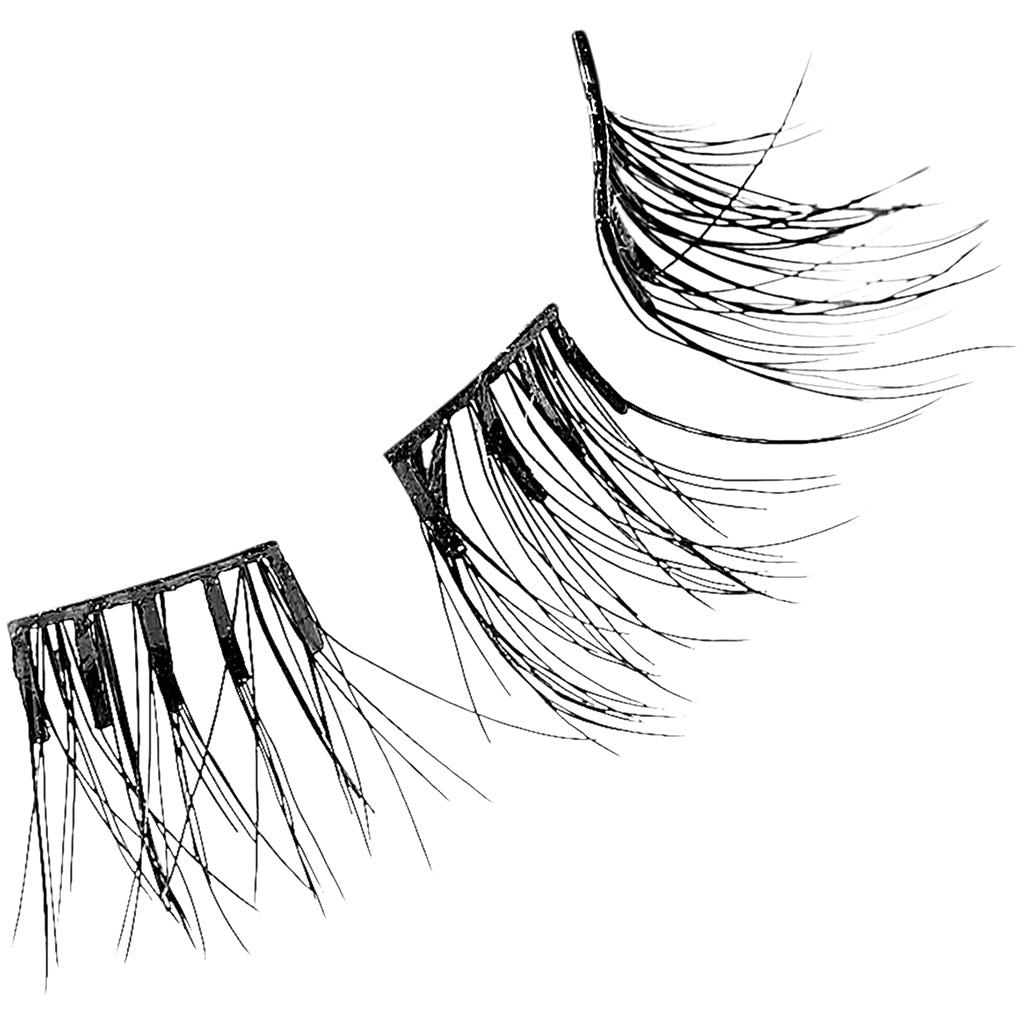 Kiss ImPRESS Press-On Falsies Cluster Lashes - Classy Natural (Lash Scan 2)