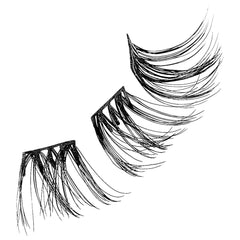 Kiss ImPRESS Press-On Falsies Cluster Lashes - Edgy Wispy (Lash Scan 2)