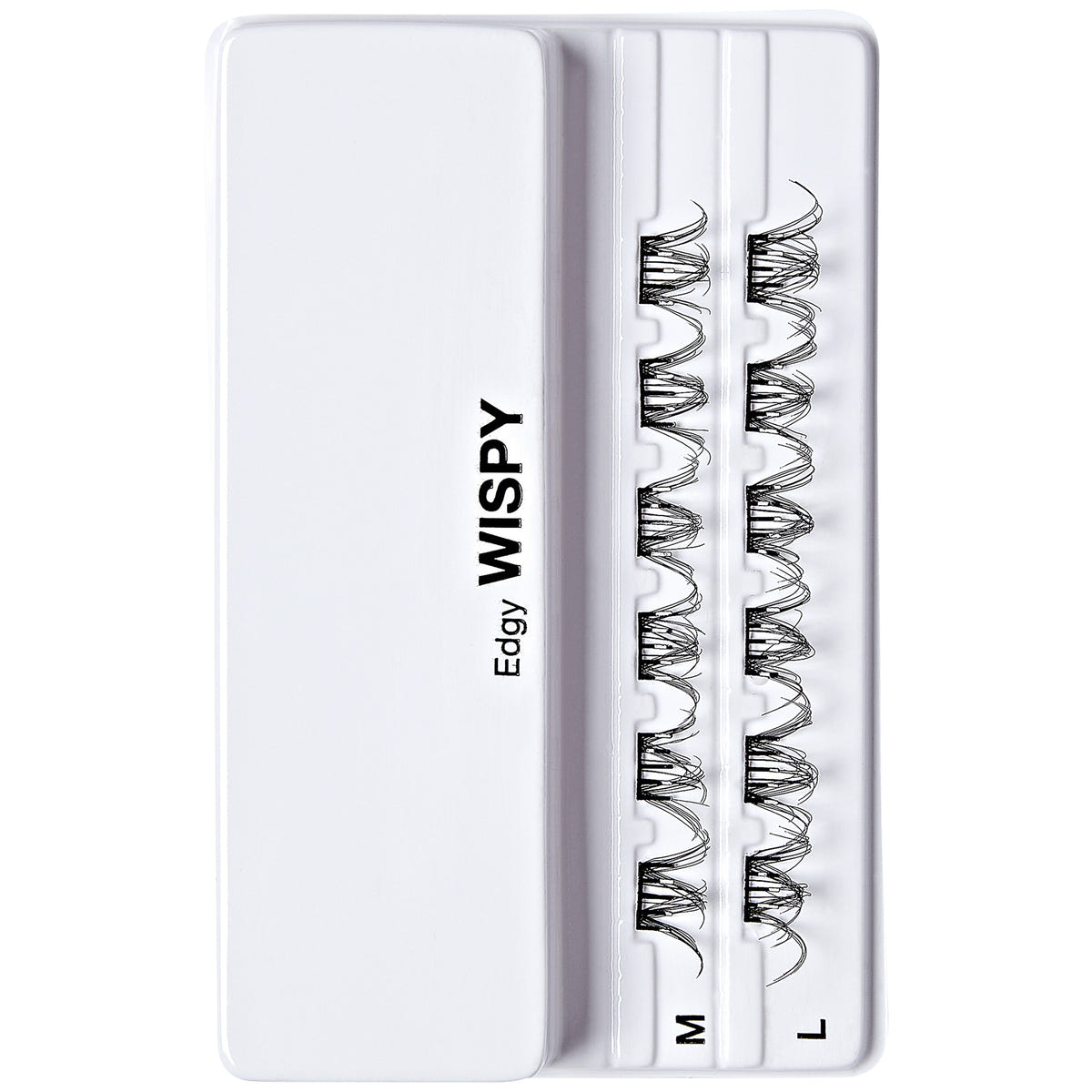 Kiss ImPRESS Press-On Falsies Cluster Lashes - Edgy Wispy (Tray Shot)