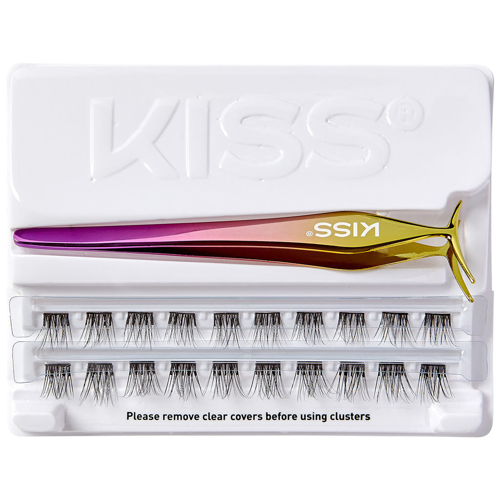 Kiss imPRESS Press-on Falsies Lash Kit - Natural (Tray Shot)