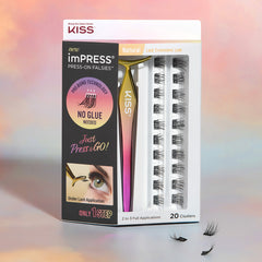 Kiss imPRESS Press-on Falsies Lash Kit - Natural (Lifestyle Shot)