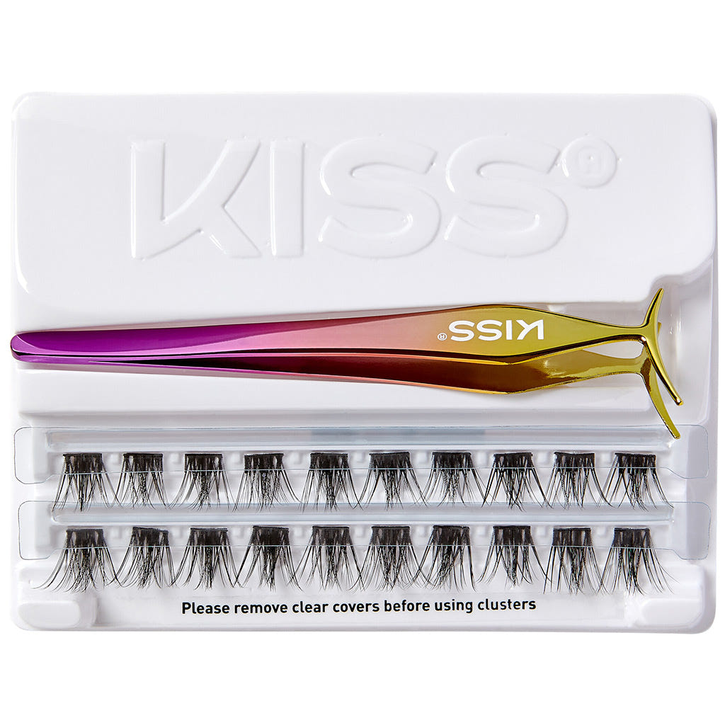 Kiss imPRESS Press-on Falsies Lash Kit - Spiky (Tray Shot)