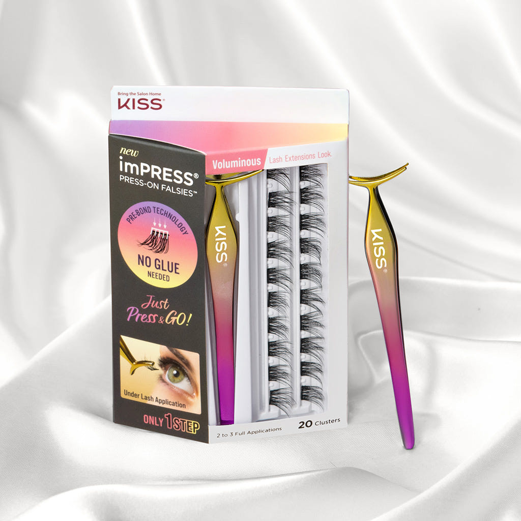 Kiss imPRESS Press-on Falsies Lash Kit - Voluminous (Lifestyle Shot)