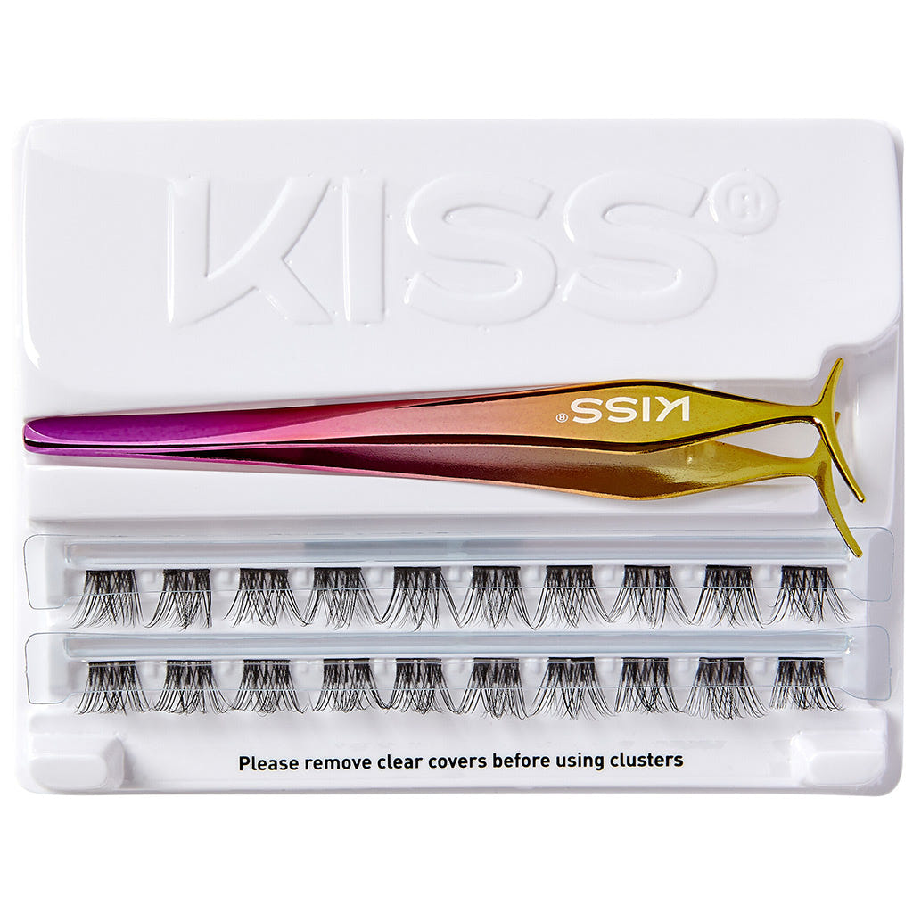 Kiss imPRESS Press-on Falsies Lash Kit - Voluminous (Tray Shot)
