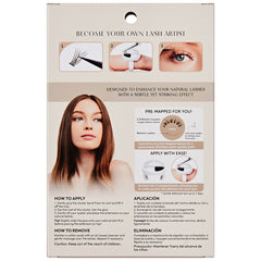 Kiss Lash Atelier Lash Extensions Design Kit - Anime (Back of Packaging)