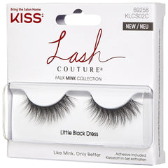 Kiss Lash Couture Faux Mink Collection - Little Black Dress (Angled Packaging Shot 2)