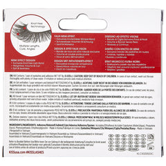 Kiss Lash Couture Faux Mink Collection - Little Black Dress (Back of Packaging)