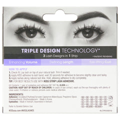 Kiss Lash Couture Triple Push-Up - Corset (Back of Packaging)