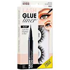 Kiss Lash Glue Liner Black & Appeal Lashes (Angled Packaging Shot 1)