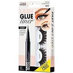 Kiss Lash Glue Liner Black & Appeal Lashes (Angled Packaging Shot 2)