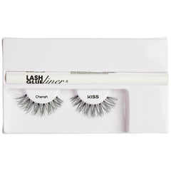 Kiss Lash Glue Liner Clear & Cherish Lashes (Components)