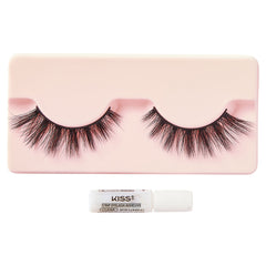 Kiss Mink Effect Lashes - Alluring (Tray Shot)