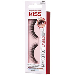 Kiss Mink Effect Lashes - Dazzling (Angled Packaging Shot)