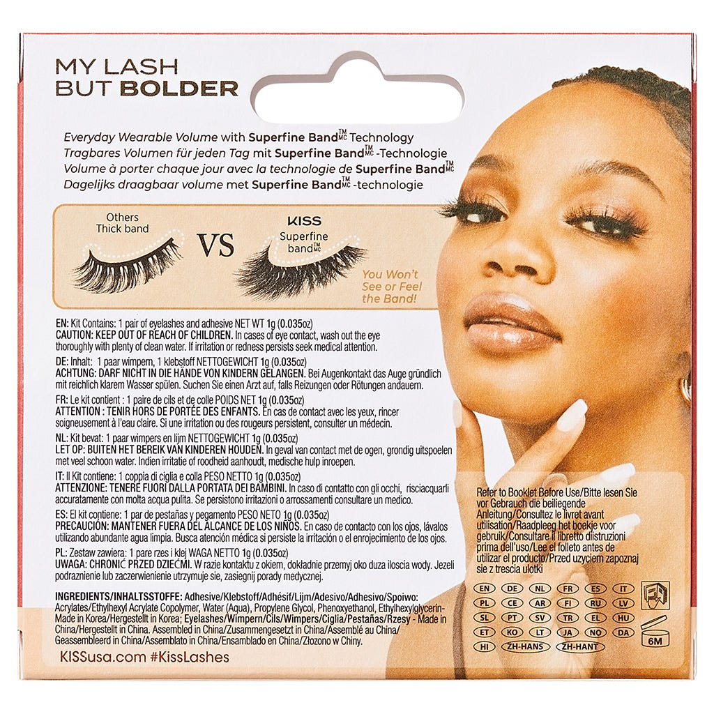 Kiss My Lash But Bolder - Big Personality (Back)