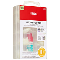 Kiss Professional Full Cover False Nails - Medium Round (Angled Shot 1)