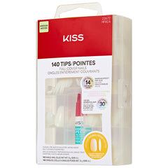 Kiss Professional Full Cover False Nails - Medium Round (Angled Shot 2)