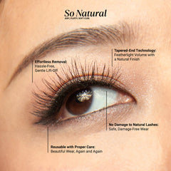 Kiss So Natural Lashes Multipack - Shy Natural (Info 1)