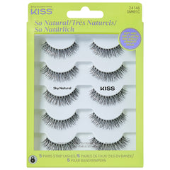 Kiss So Natural Lashes Multipack - Shy Natural