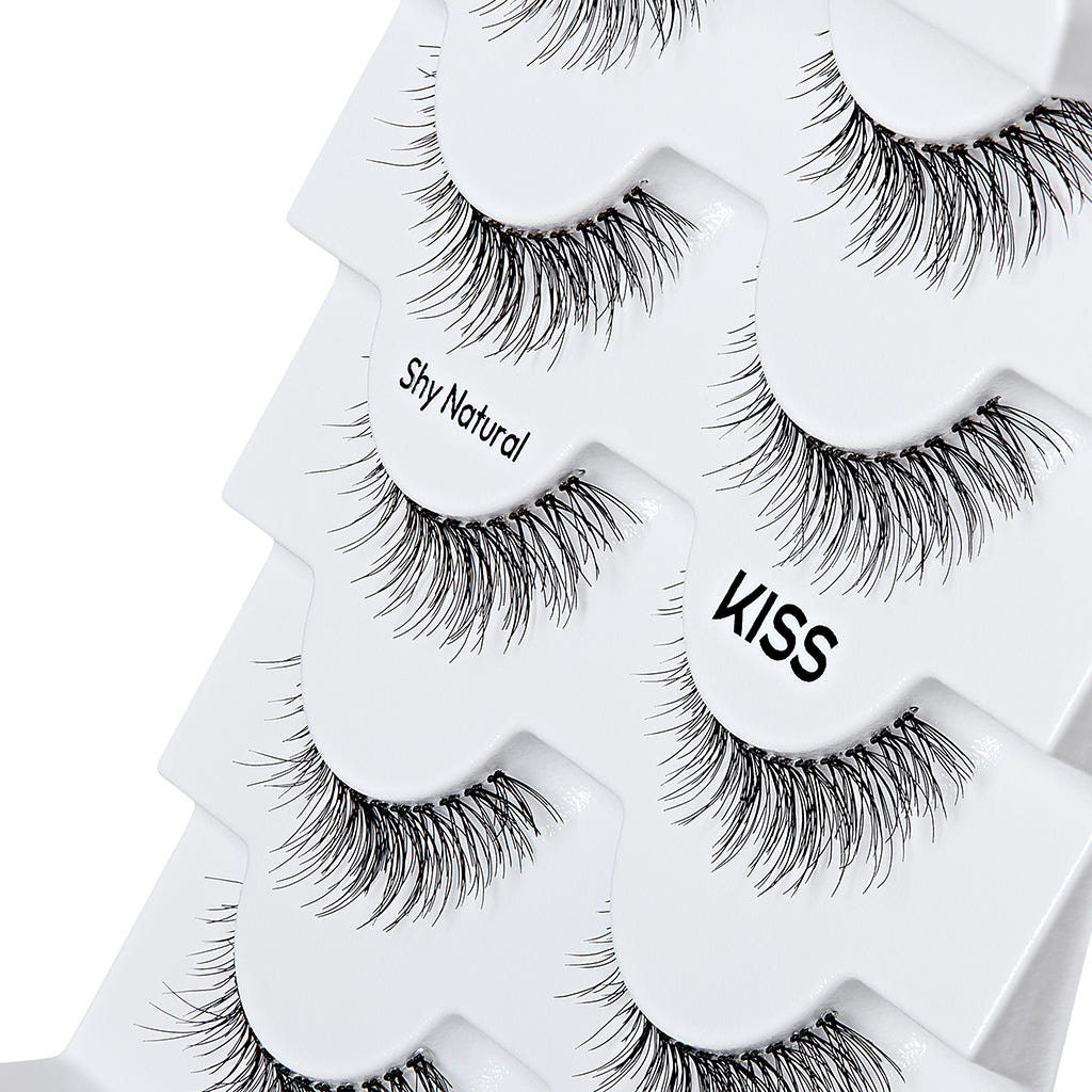 Kiss So Natural Lashes Multipack - Shy Natural (Tray Shot)