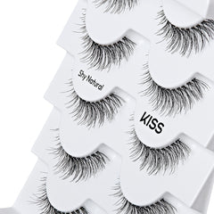 Kiss So Natural Lashes Multipack - Shy Natural (Tray Shot)