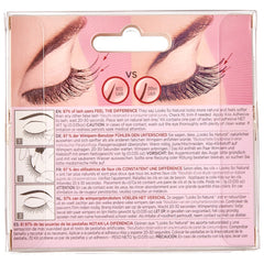 Kiss Natural Lashes - Shy (Back of Packaging)